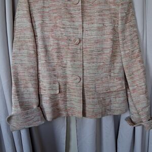 Women's Pink Tweed Jacket